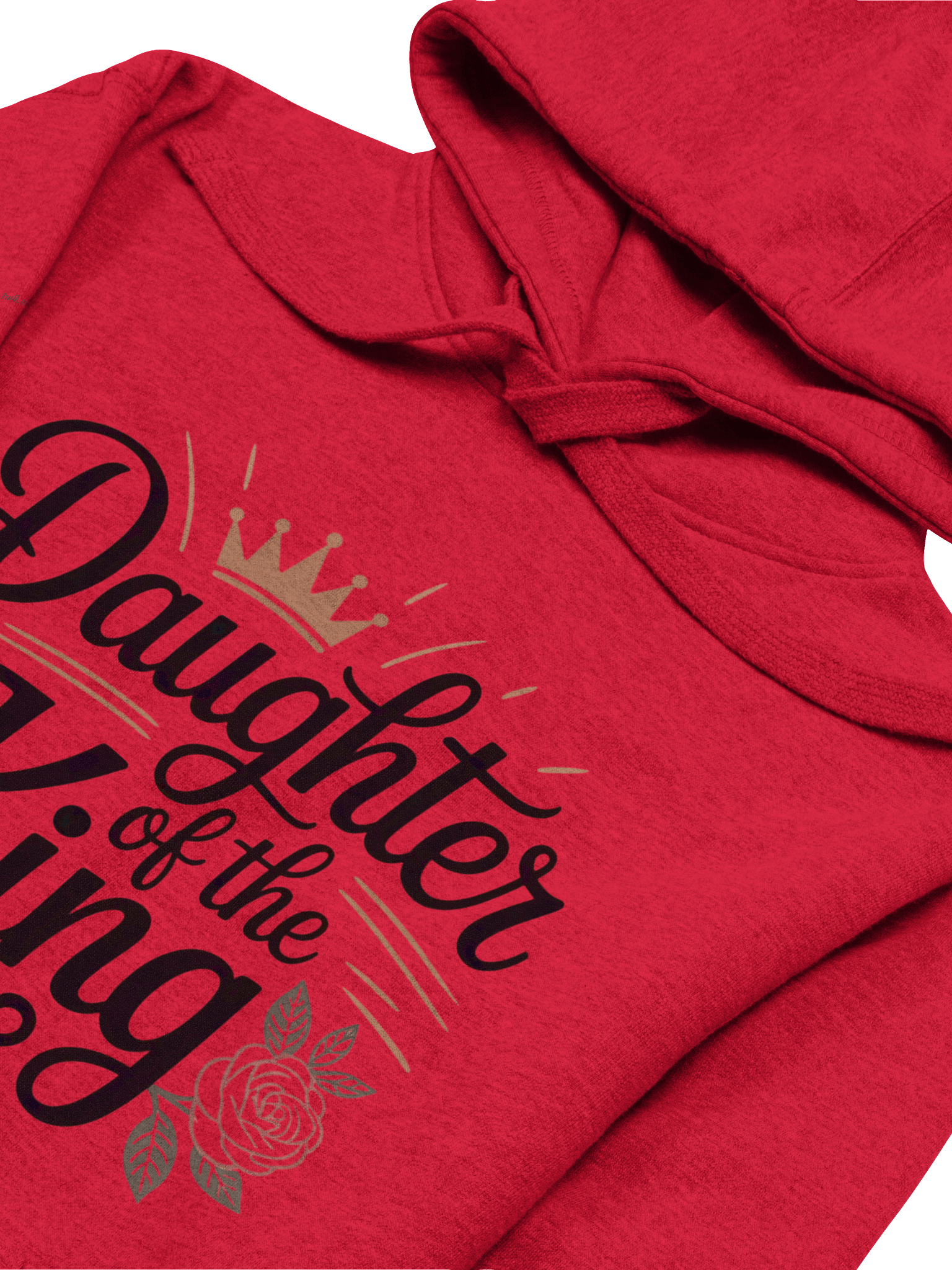 Daughter of the King Premium Hoodie - Red product image (5)