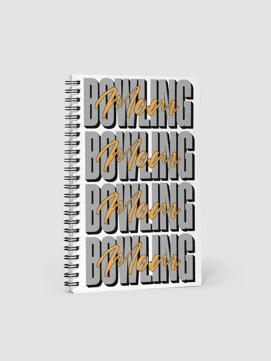 Bowling Mom Spiral Notebook product image (1)