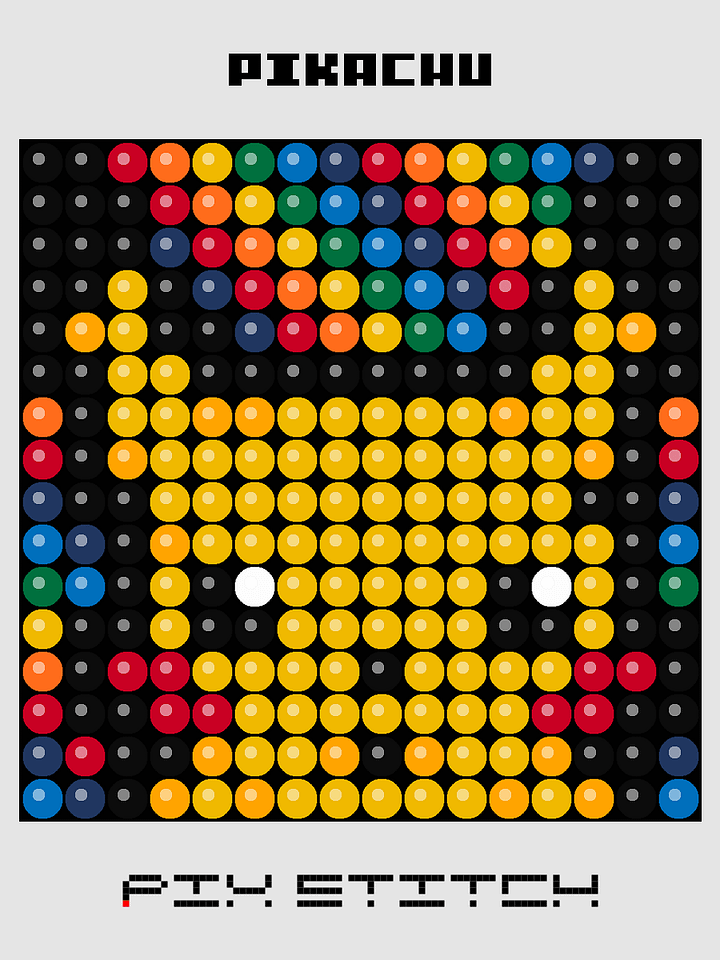 Pikachu Pixel Art product image (1)