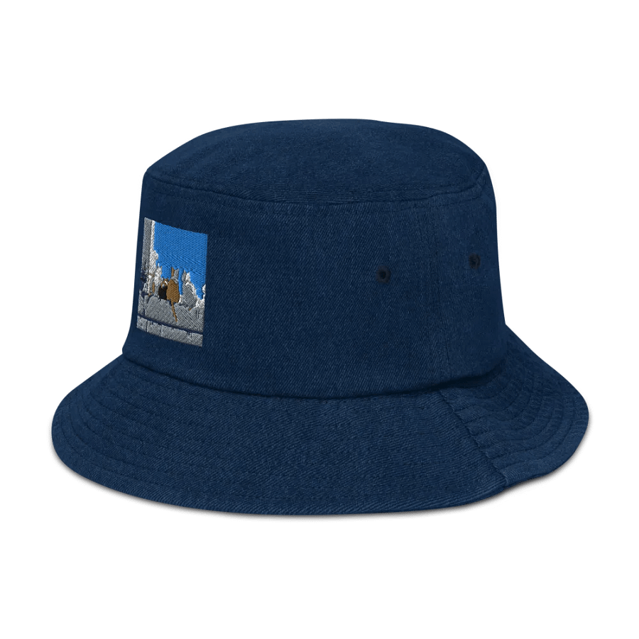 Whisker Haven Denim Bucket Hat product image (4)