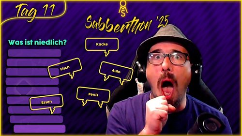 Tag 11 des Sabberthons: Community Day

https://youtu.be/kYUp2iinYXE

#twitchaffiliate #twitch #twitchstreamer #community #you...