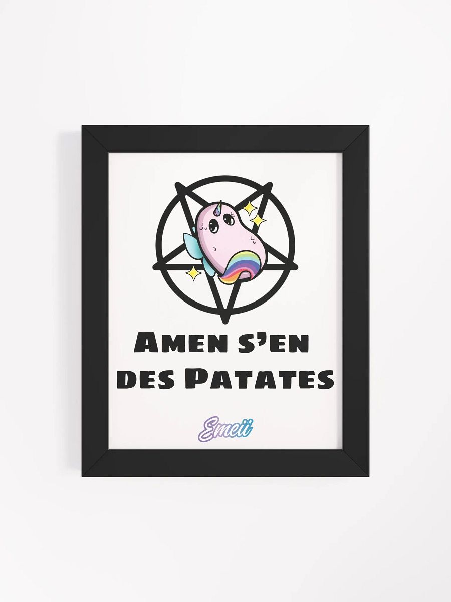 ''Amen'' Affiche mate encadrée de haute qualité product image (4)