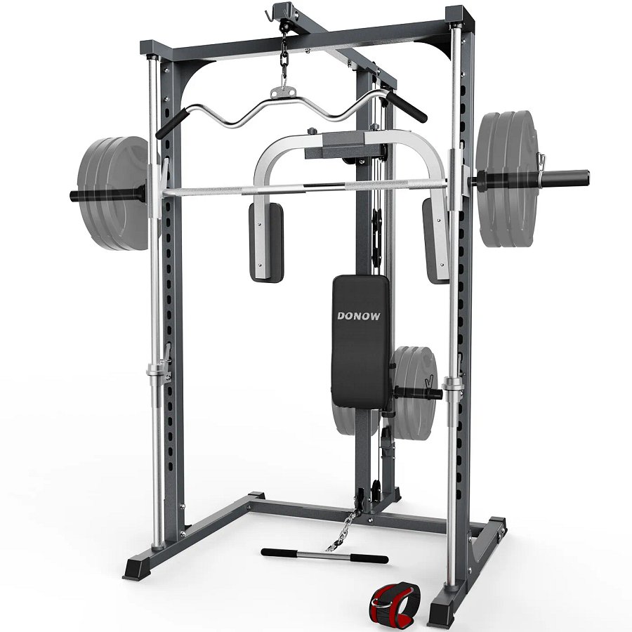 New ProductSmith Machine Power Cage Power Rack Squat Rack Home Gym System No Weights Bench product image (1)