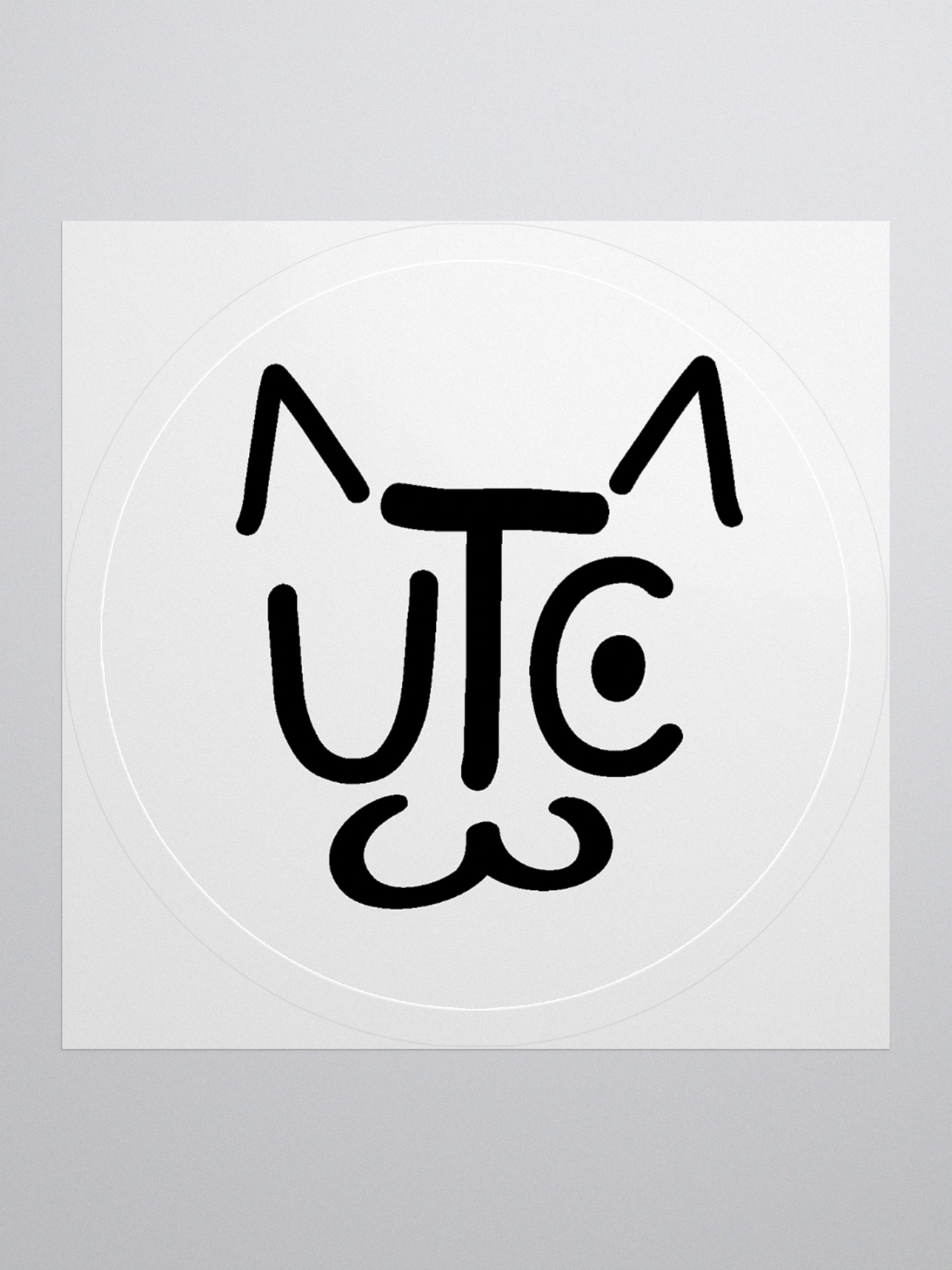 UberTallCats Logo Sticker product image (1)