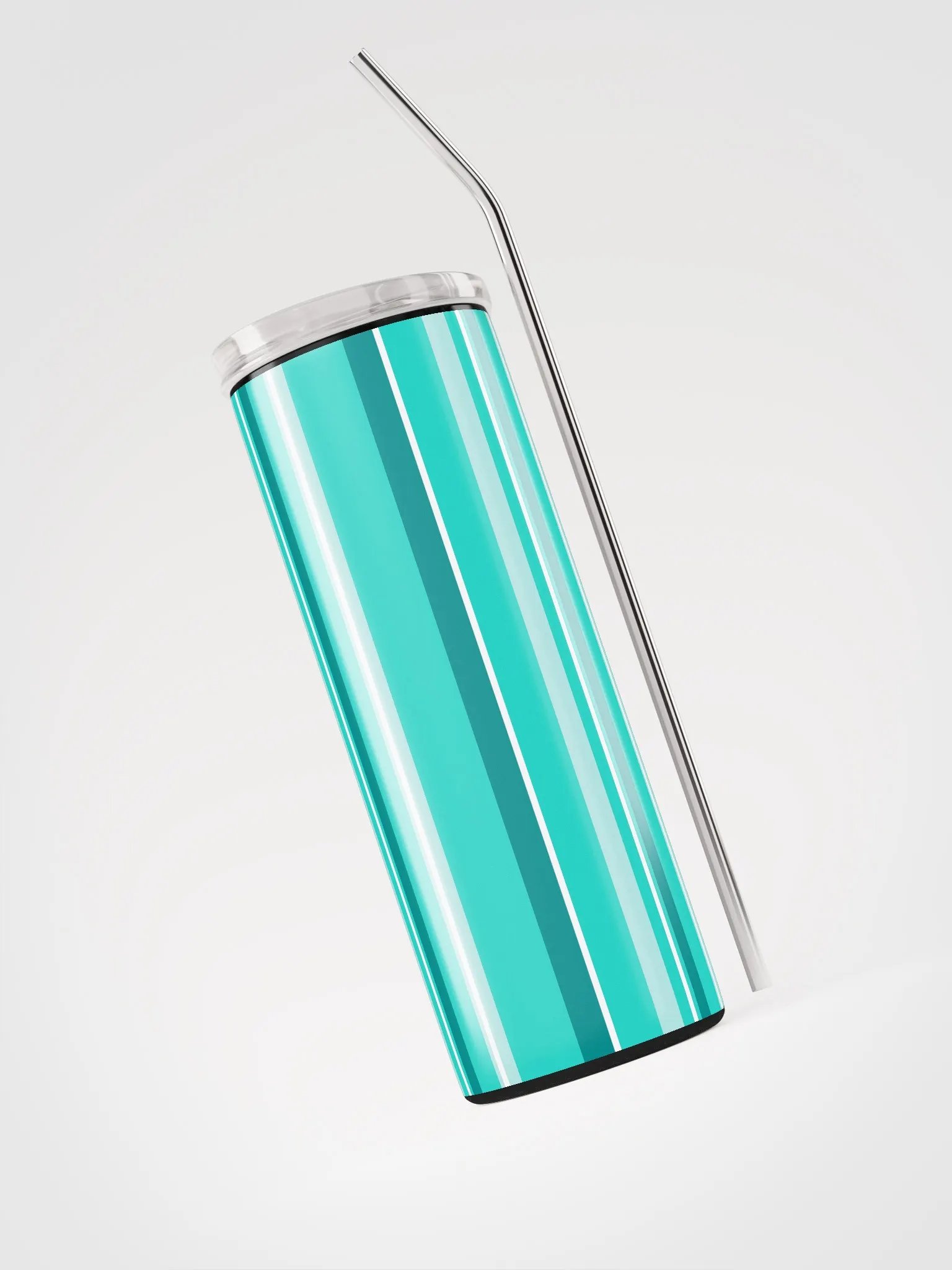 Party Time! Teal Stripe 20 oz Tumbler product image (4)