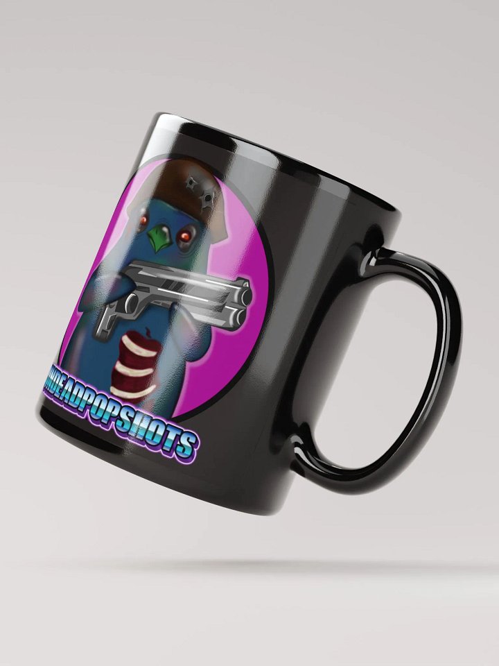 Cracked Helmet Penguin Mug Logo Color Dark Pink product image (3)