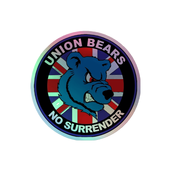 Union Bears "No Surrender" Holo sticker product image (2)