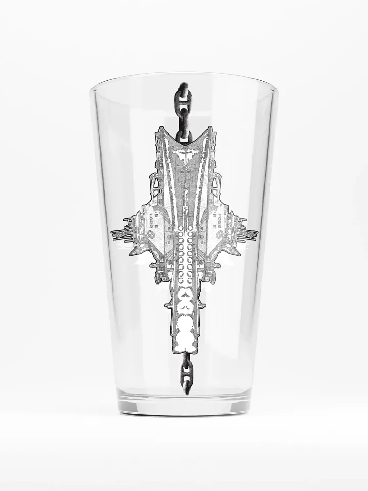 Foss double tug Sketch 16oz Pint Glass product image (1)