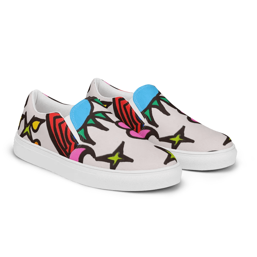Men's Whimsical Doodle Dreams Slip-Ons product image (5)