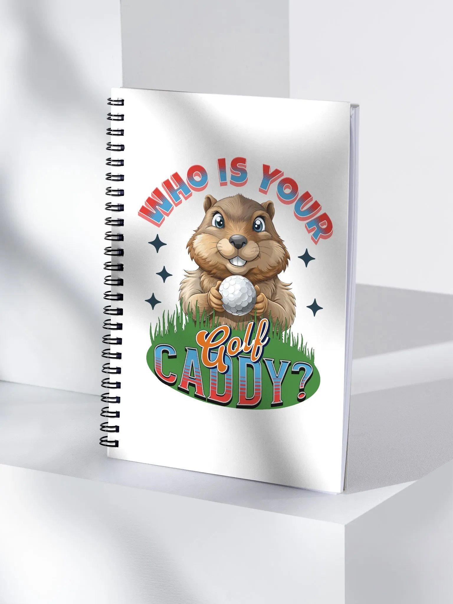Who is Your Golf Caddy? Spiral Notebook product image (3)