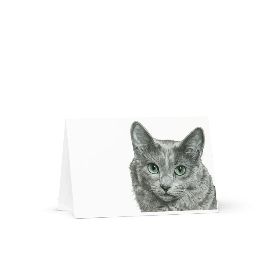 Russian Blue Cat - Card product image (7)