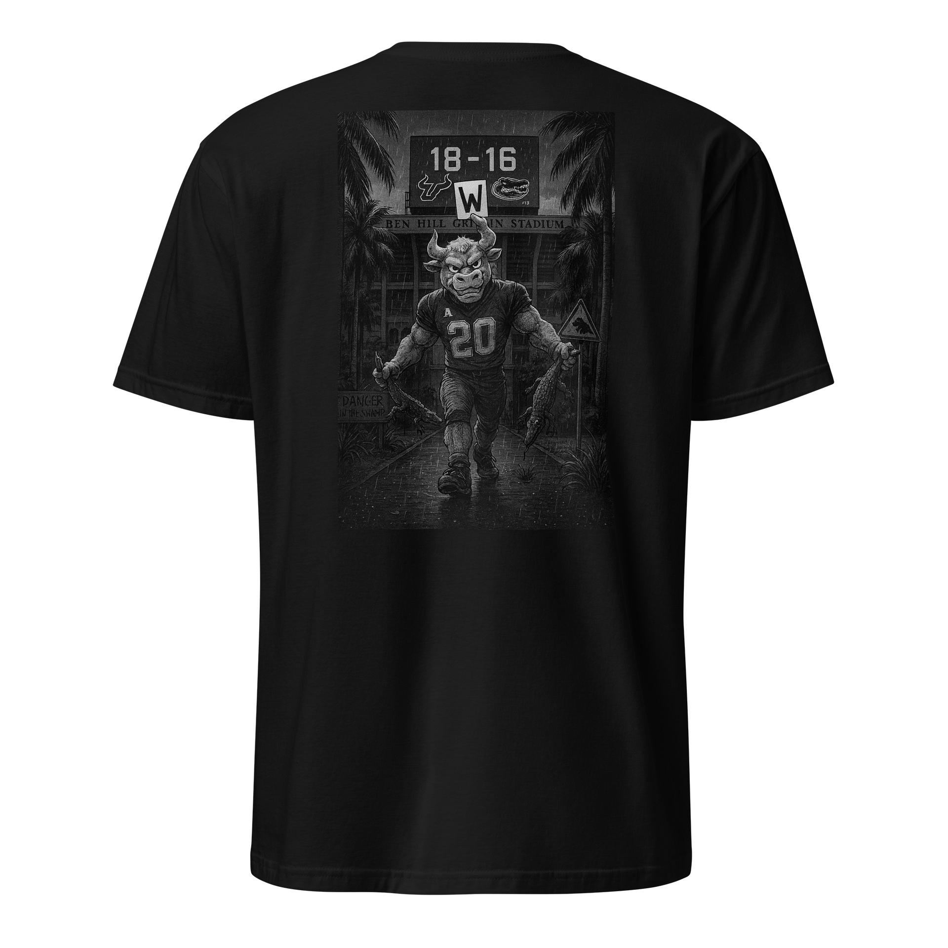 Gator Walk Black and White T-Shirt product image (1)