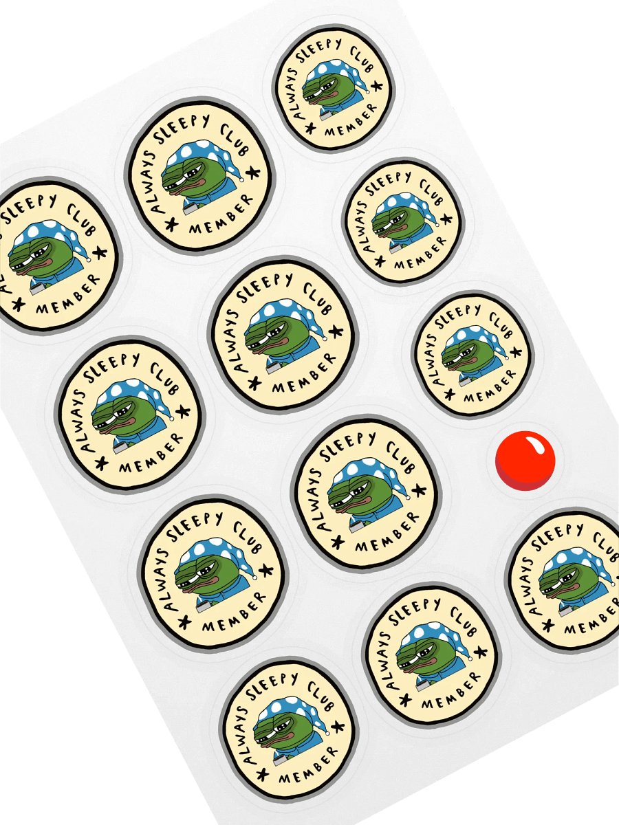 Always Sleepy Stickers product image (1)