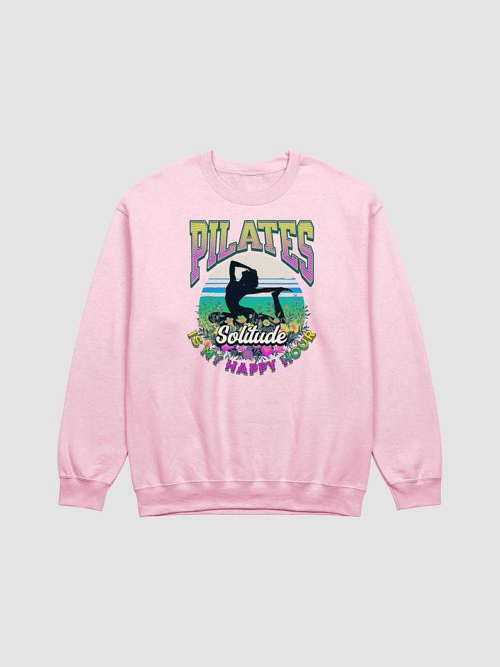 Pilates Is My Happy Hour Solitude Crewneck Sweatshirt product image (7)
