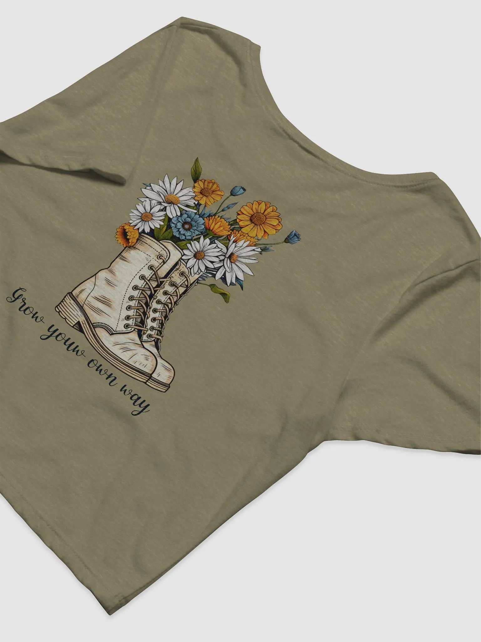 Grow Your Own Way T-Shirt – Celebrate Individuality and Nature product image (7)