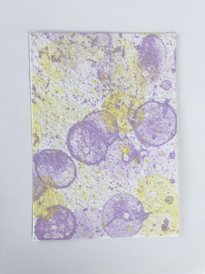 5x7 Original Yellow and Purple product image (1)