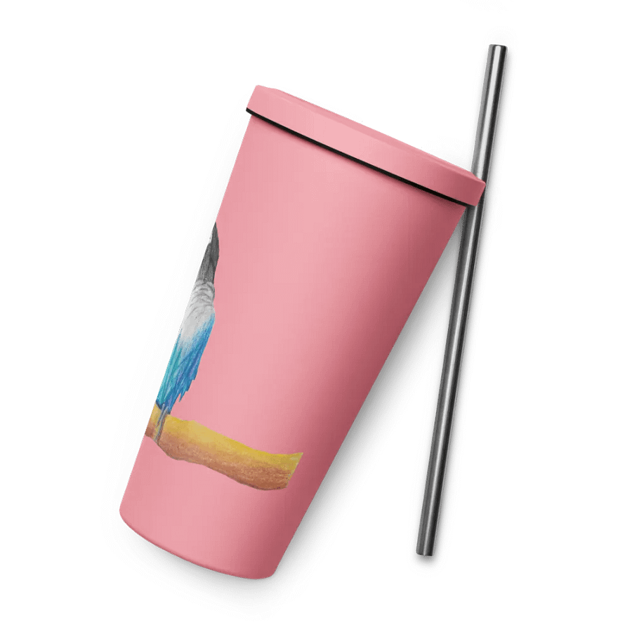 Lovebirds Drawing Straw Cup product image (9)