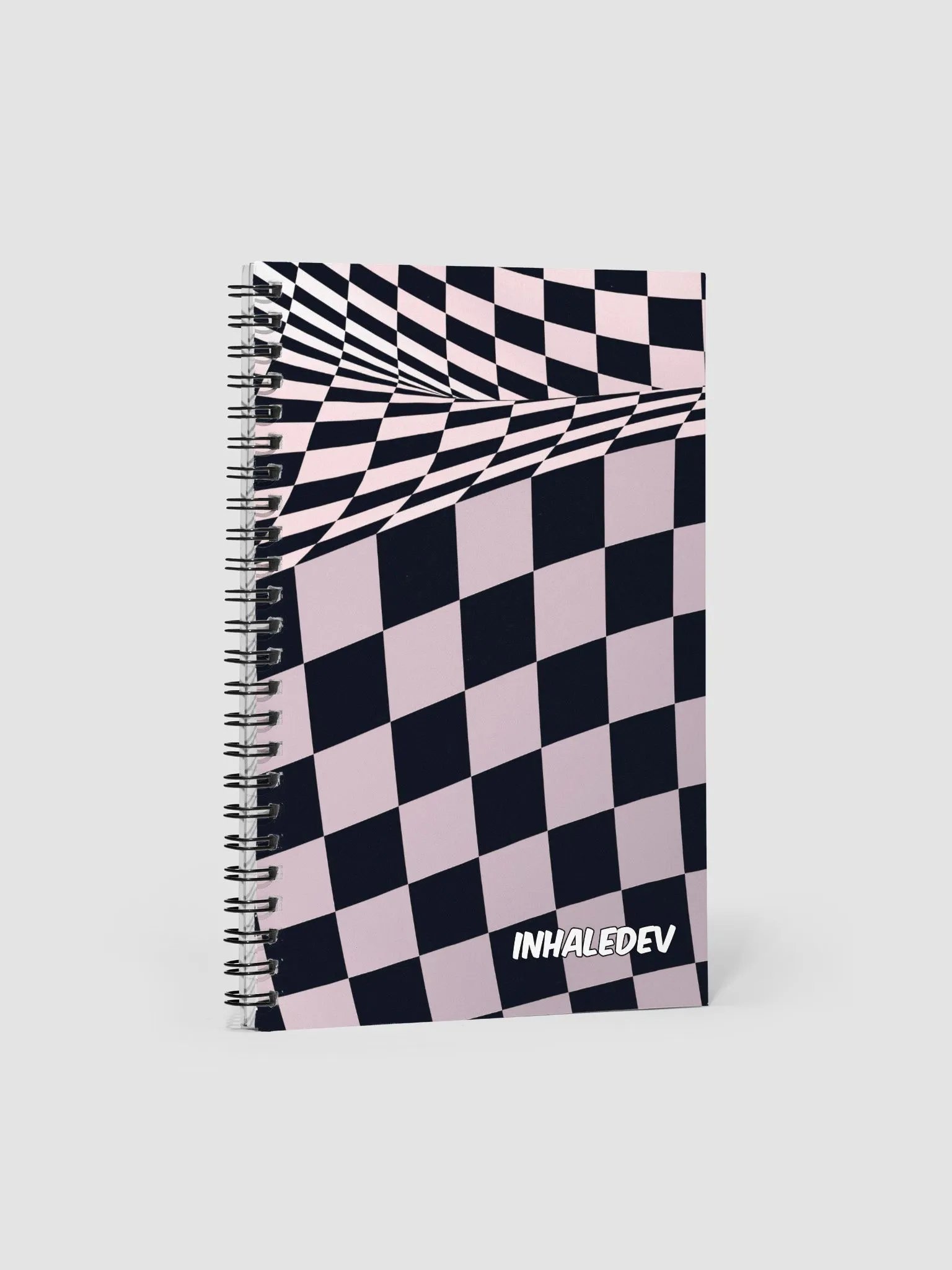 Trippy Checkers- Spiral Notebook product image (1)