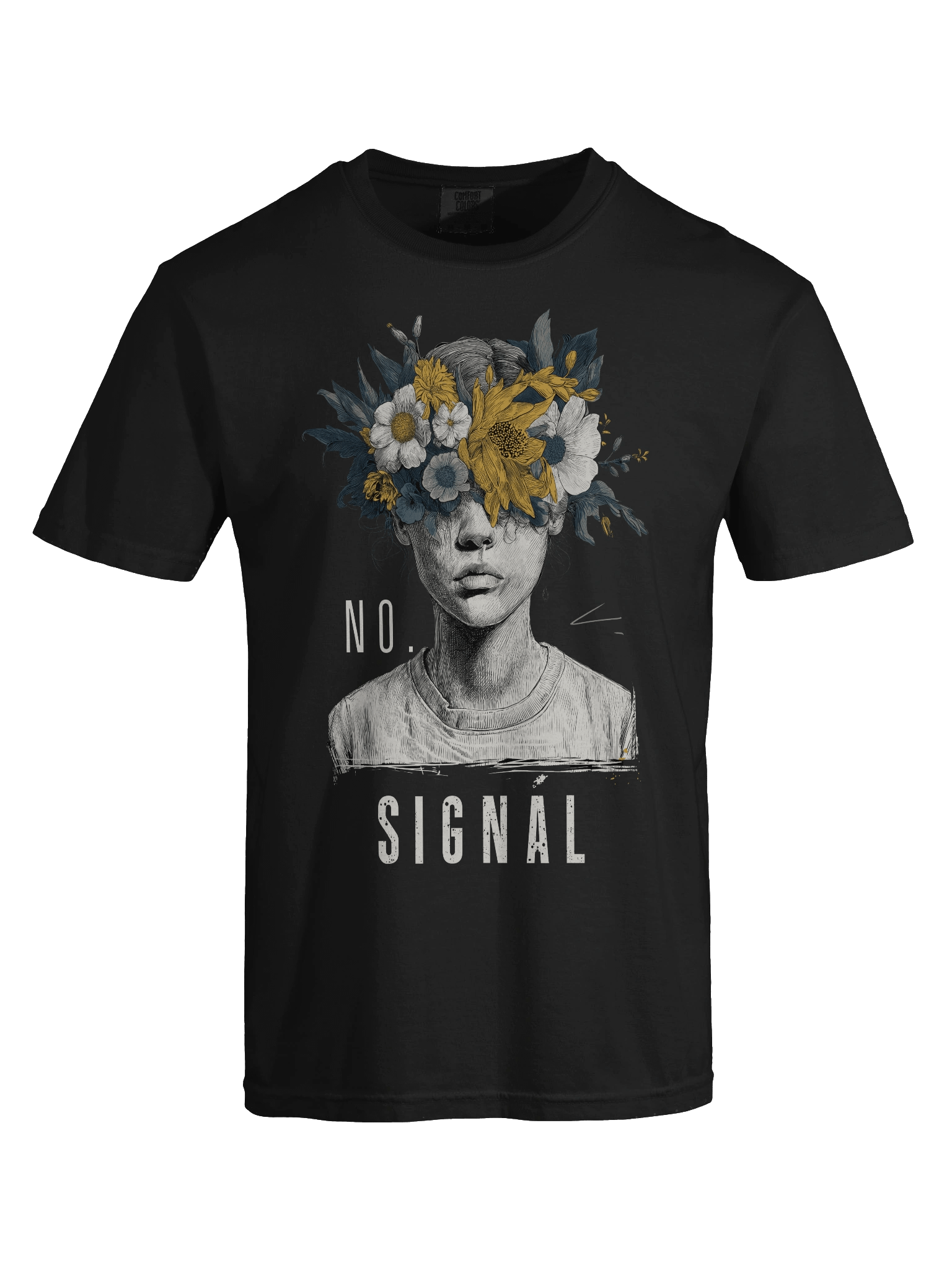 No Signal – Floral Surrealism Tee product image (34)