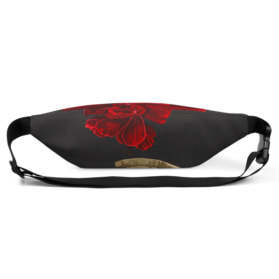 Wait For Me Red Carnation Fanny Pack product image (3)