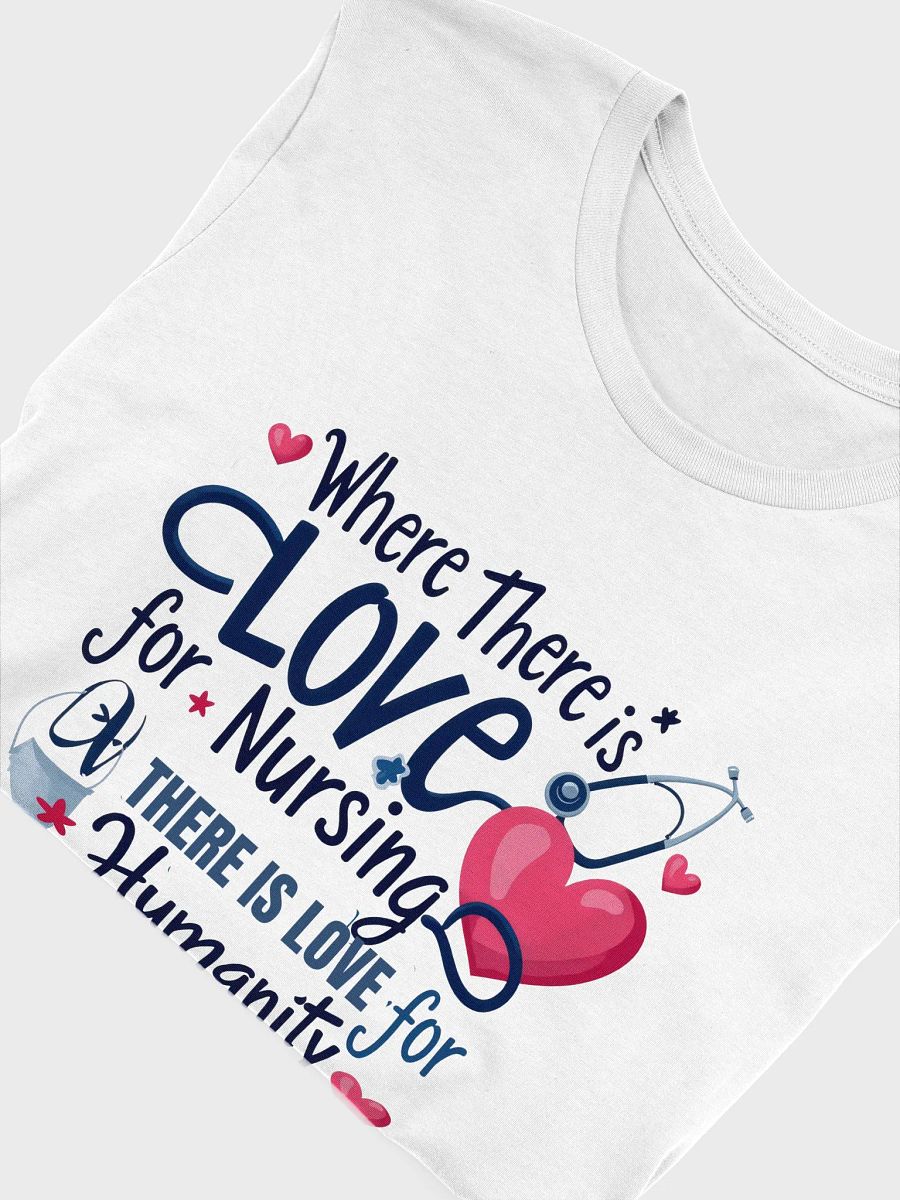 Love for Nursing Heart Stethoscope T-Shirt product image (5)