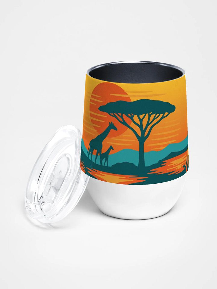 Safari Sunset – Wine Tumbler product image (1)