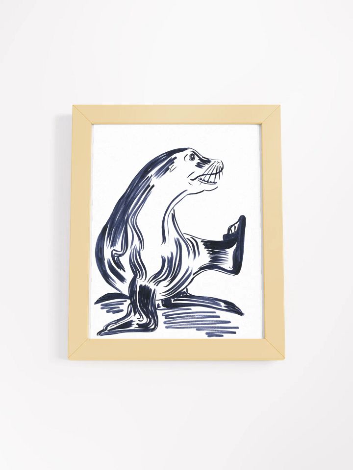 Happy Seal Framed Print product image (6)