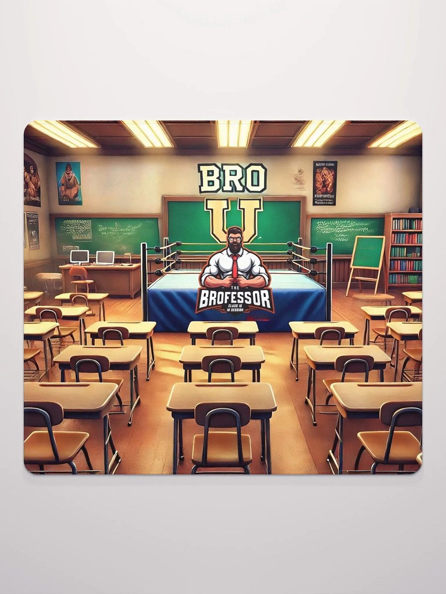 Bro U Wrestling Classroom Gaming Mouse Pad product image (2)