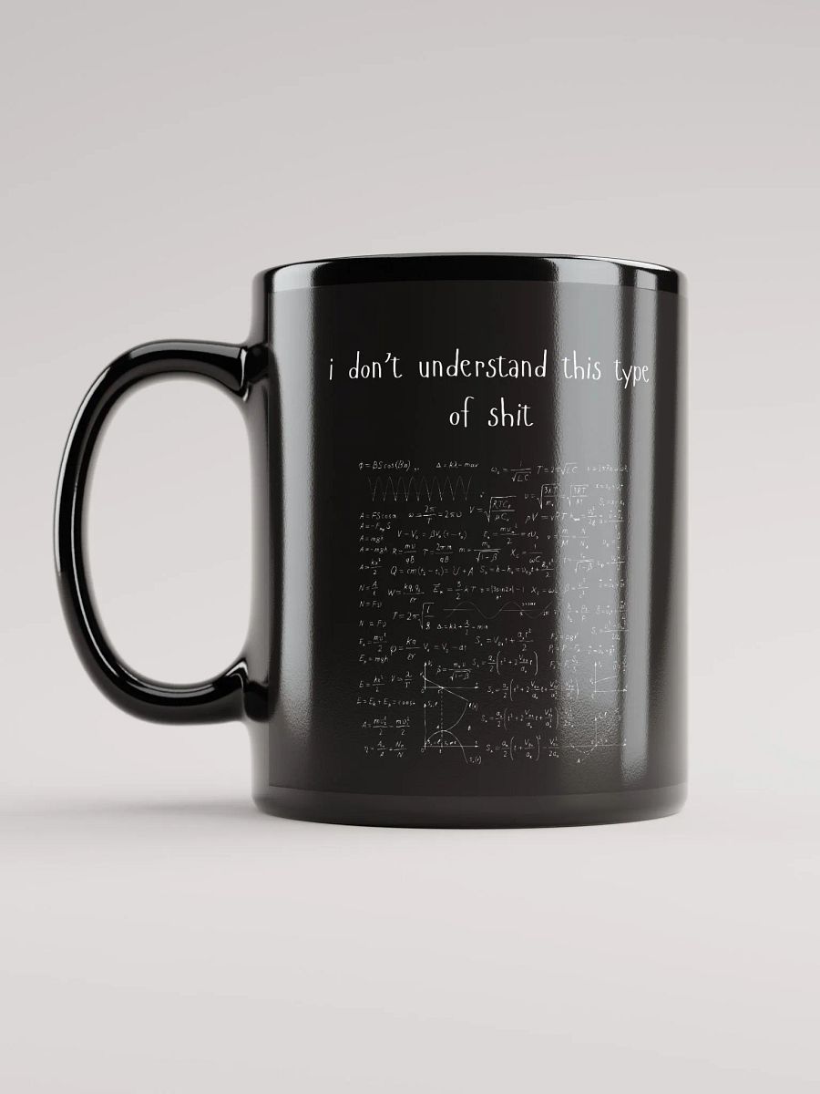 Symmetry Brew: Black Glossy Mug product image (6)