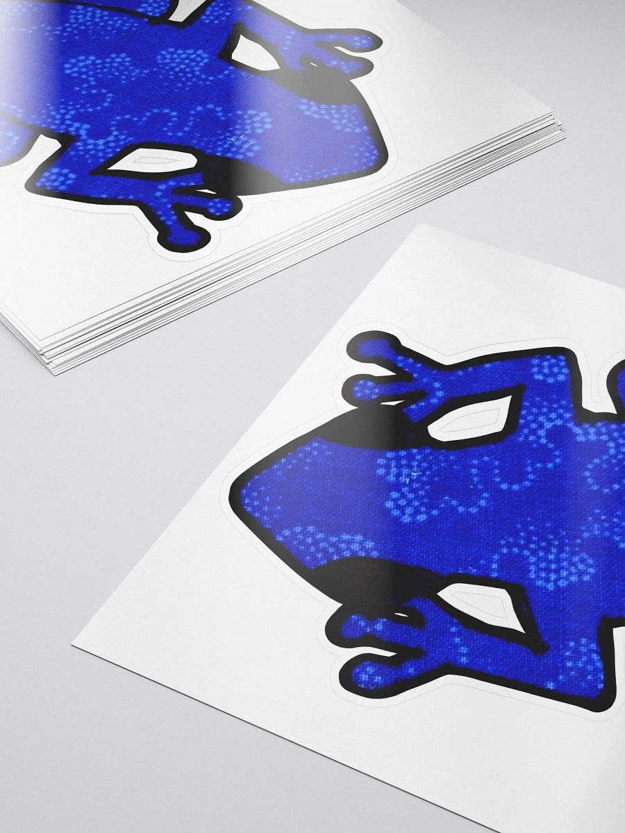 Big Frog Sticker in Cobalt product image (5)