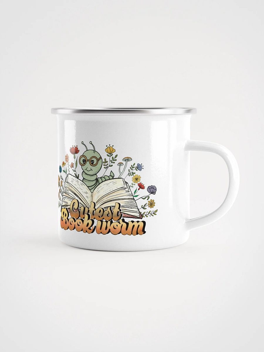 Enamel Camping Mug for Book Lovers product image (2)