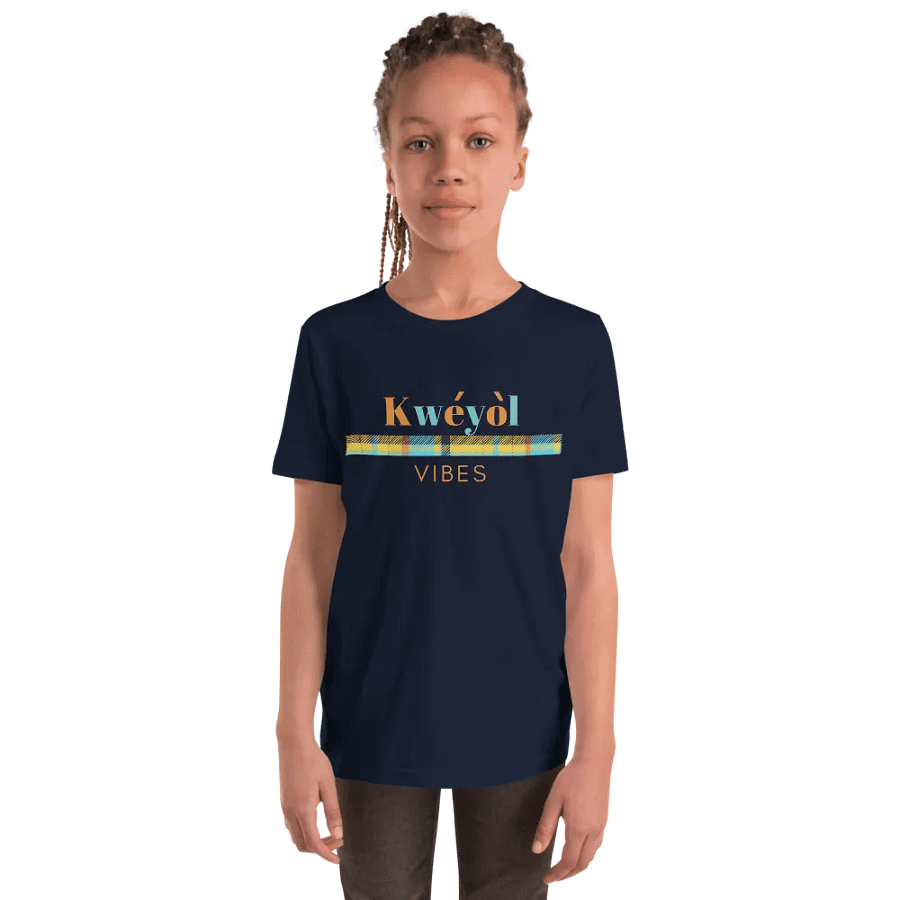 Kwéyòl VIBES Youth T-Shirt product image (12)