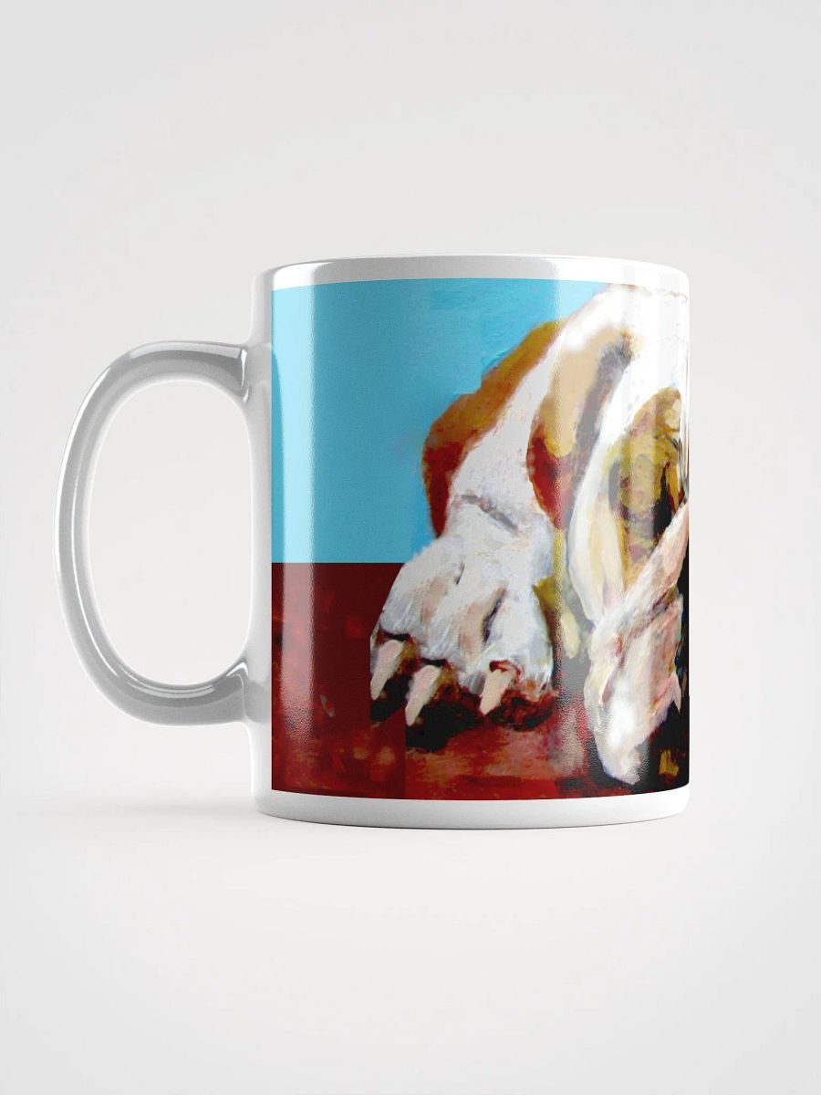 Sleeping Bulldog White Glossy Mug product image (17)