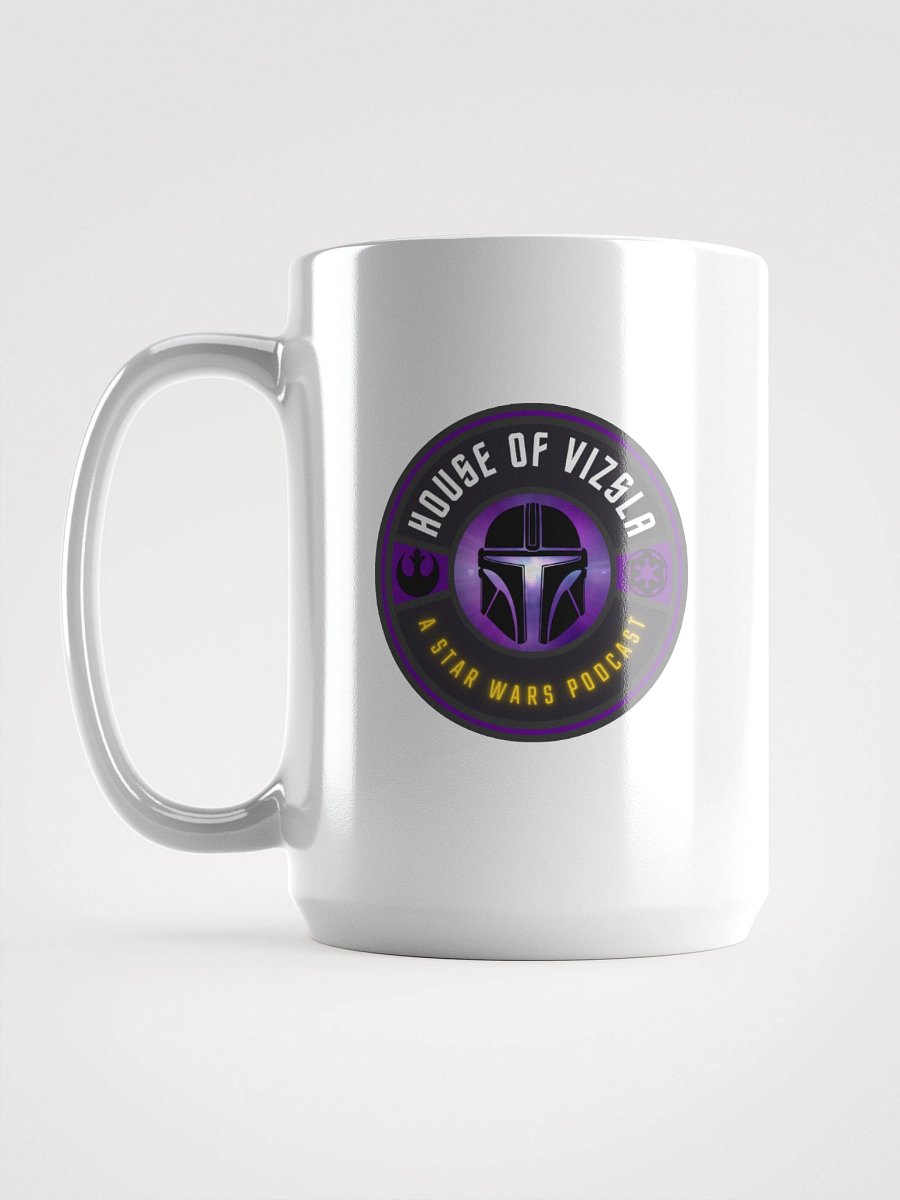Mandalorian Helmet White Glossy Mug product image (6)