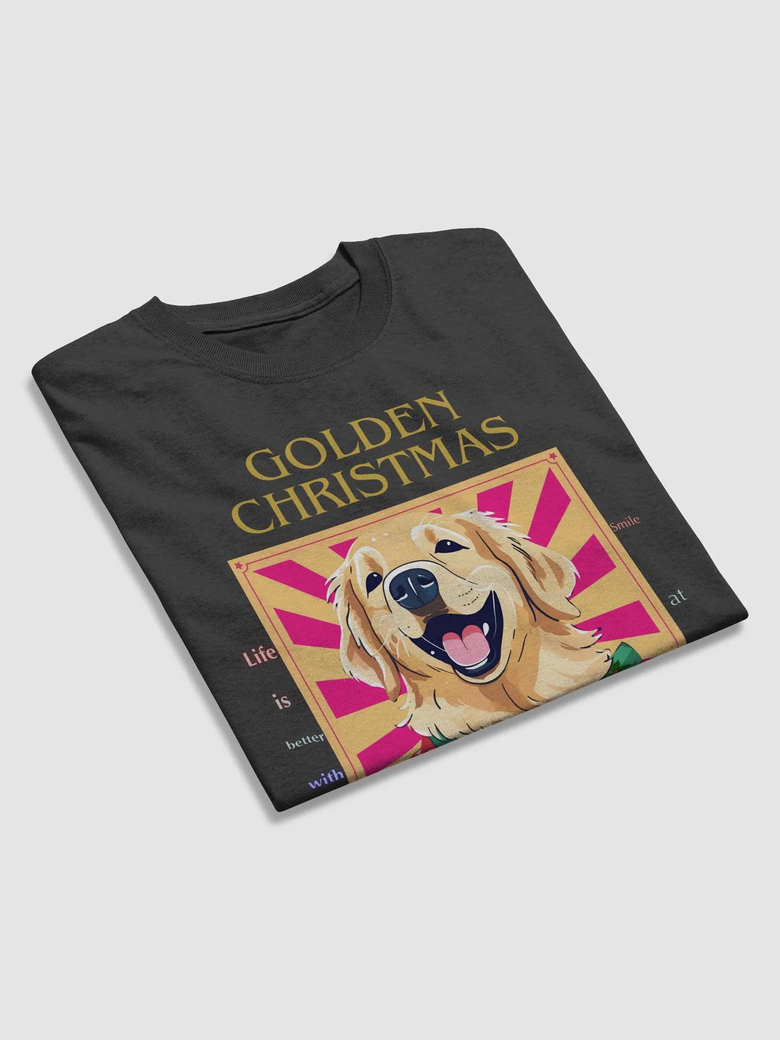 Golden Christmas Festive T-Shirt product image (27)