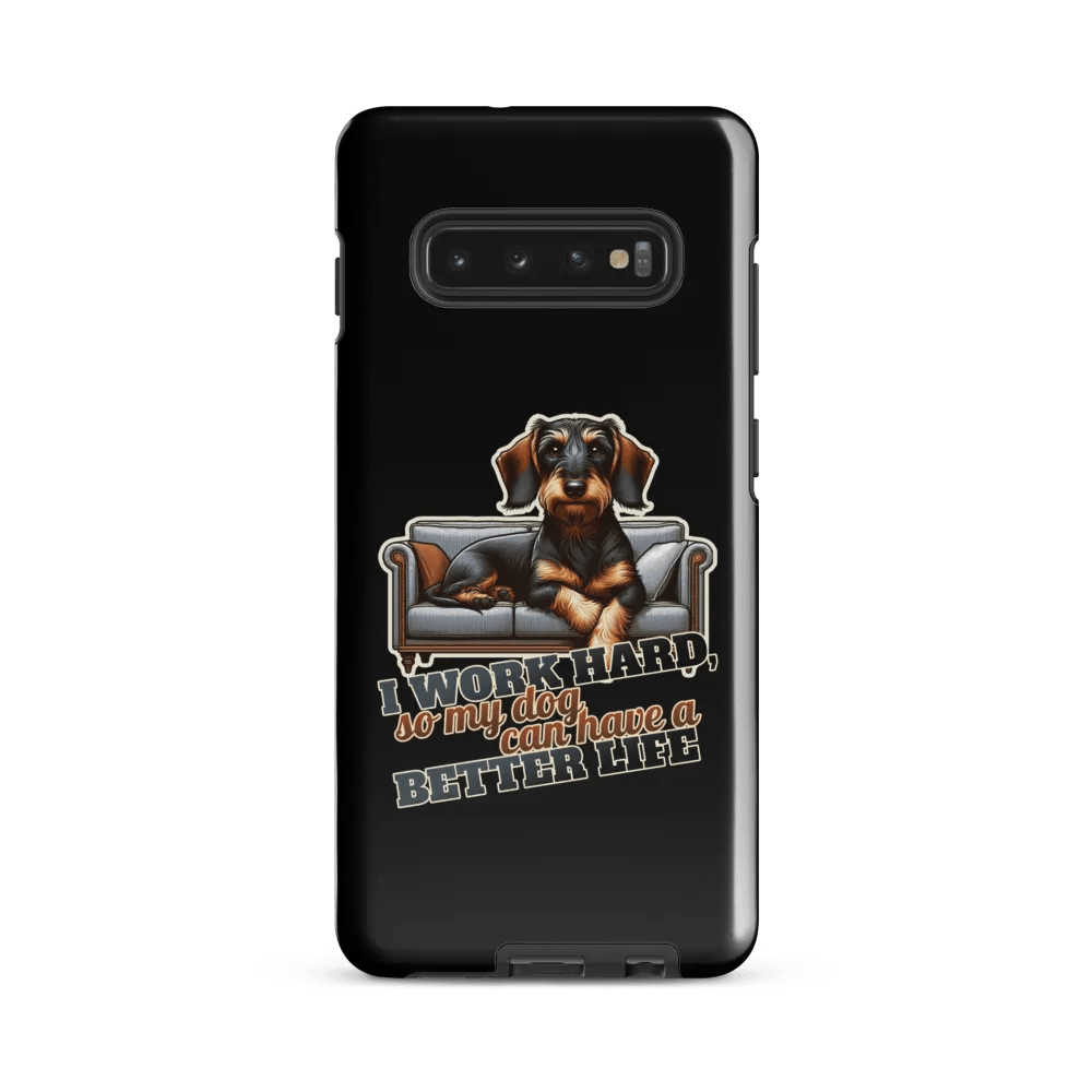 Work Hard – Dachshund - Samsung Tough Case product image (2)
