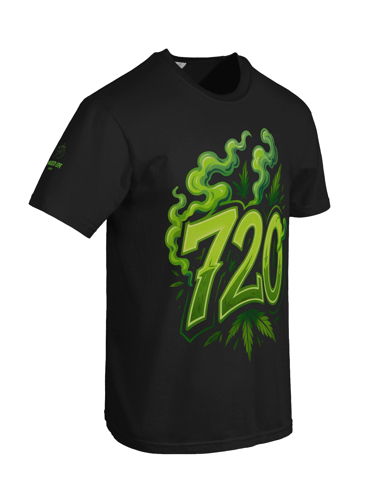 Smacked Life Society “720” Unisex T-Shirt – AI-Generated Stoner Art Tee product image (8)