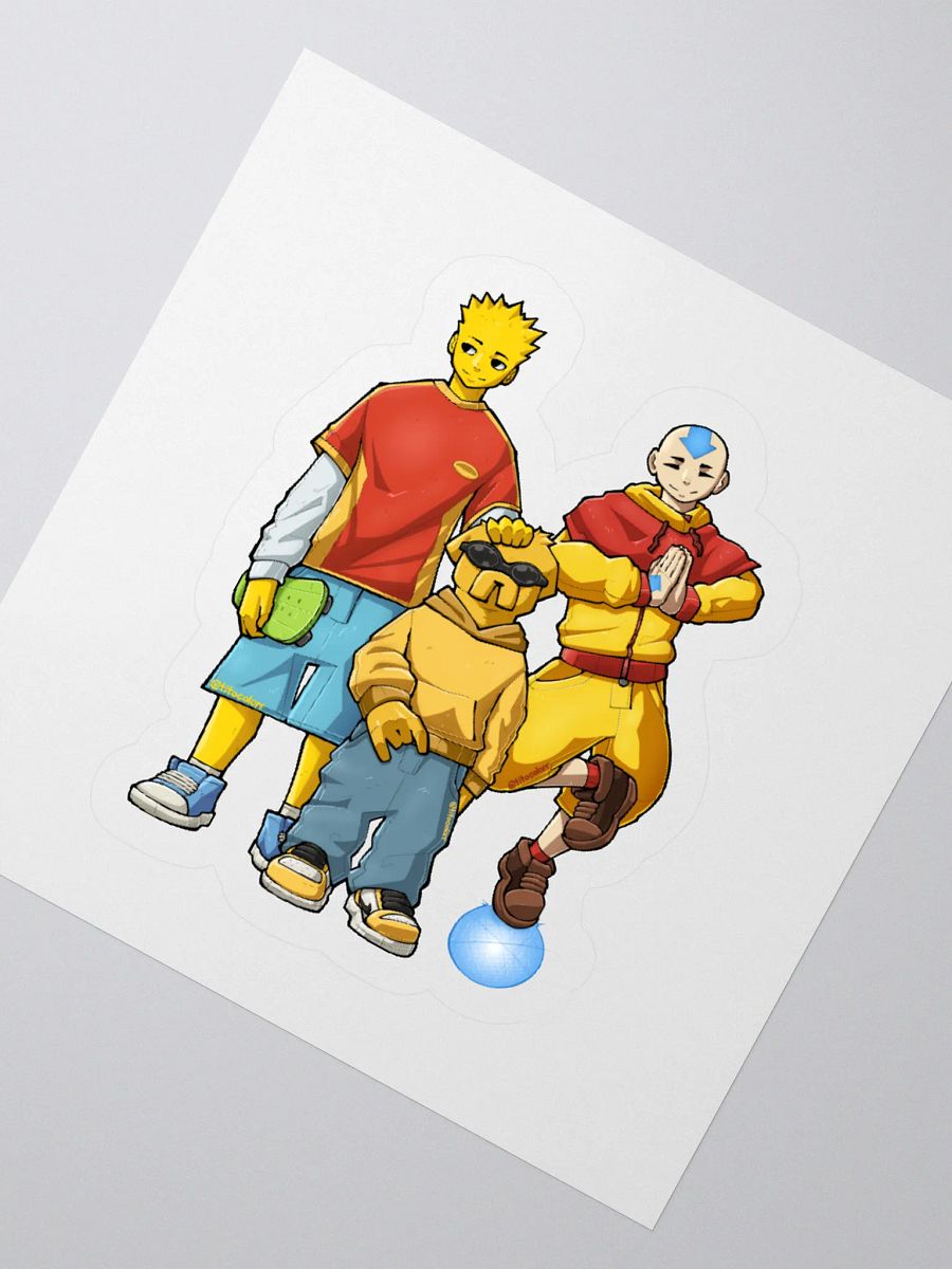 YELLOW TEAM STICKER product image (5)
