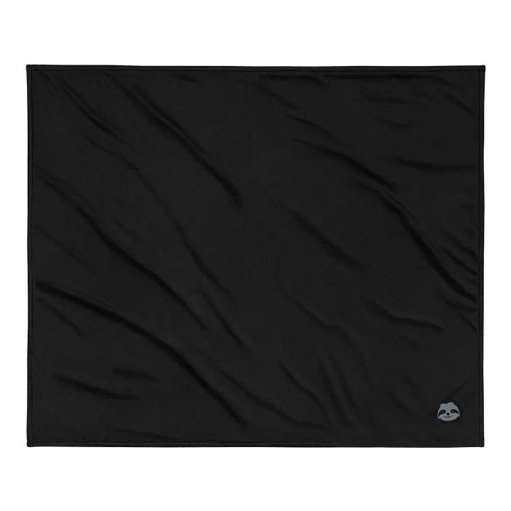 Eninage Artistry Sloth Mascot Embroidered Sherpa Fleece Blanket product image (2)