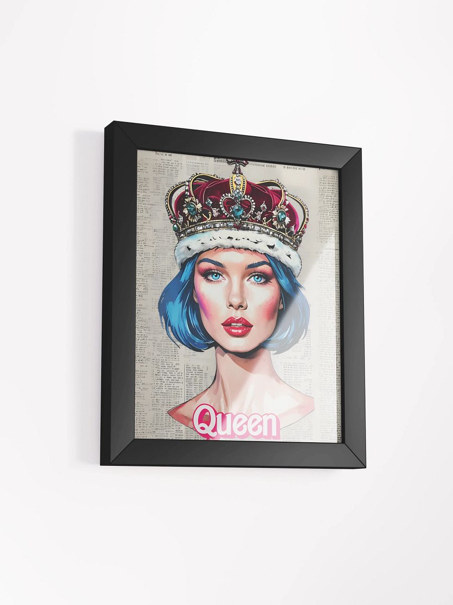 Regal Blue Crown Queen Poster product image (3)