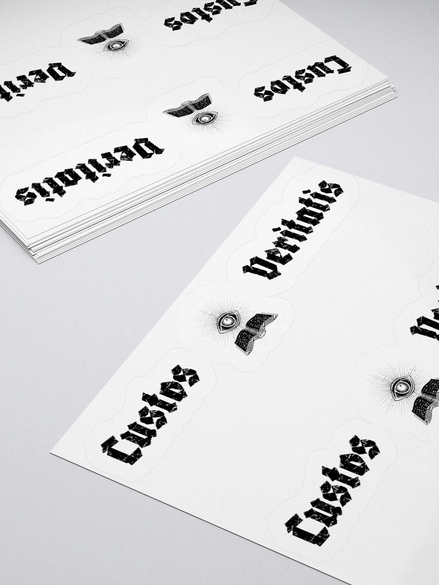 Custos Veritatis Black Eye Banner Sticker product image (4)