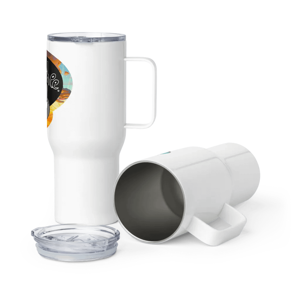 Mr.Crunchee Travel Mug with handle product image (6)