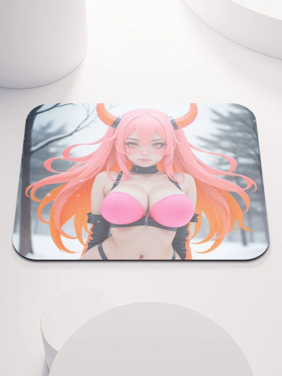 Mystical Horned Maiden Mouse Pad product image (2)
