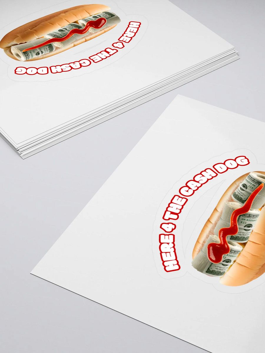 Cash Dog Sticker product image (4)