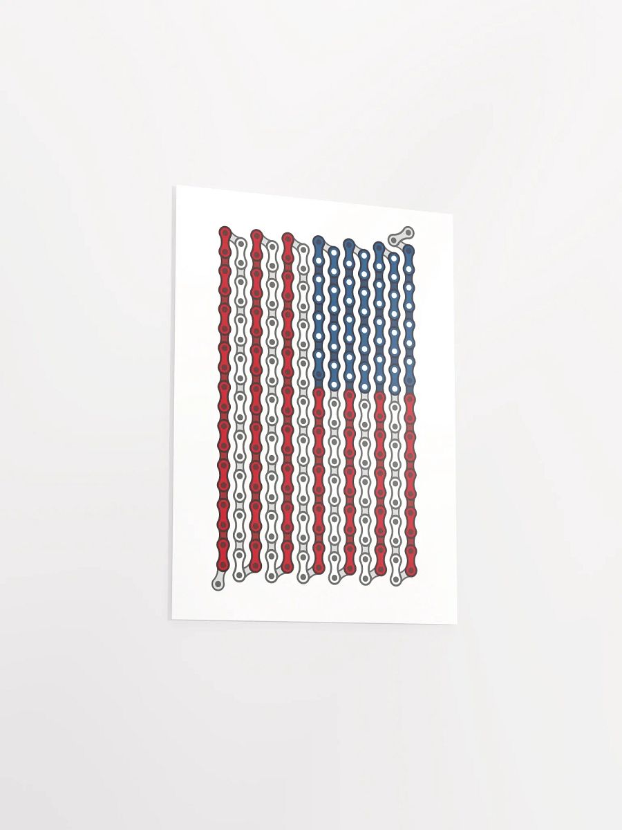 USA 50 States Bike Chain Flag Poster product image (8)