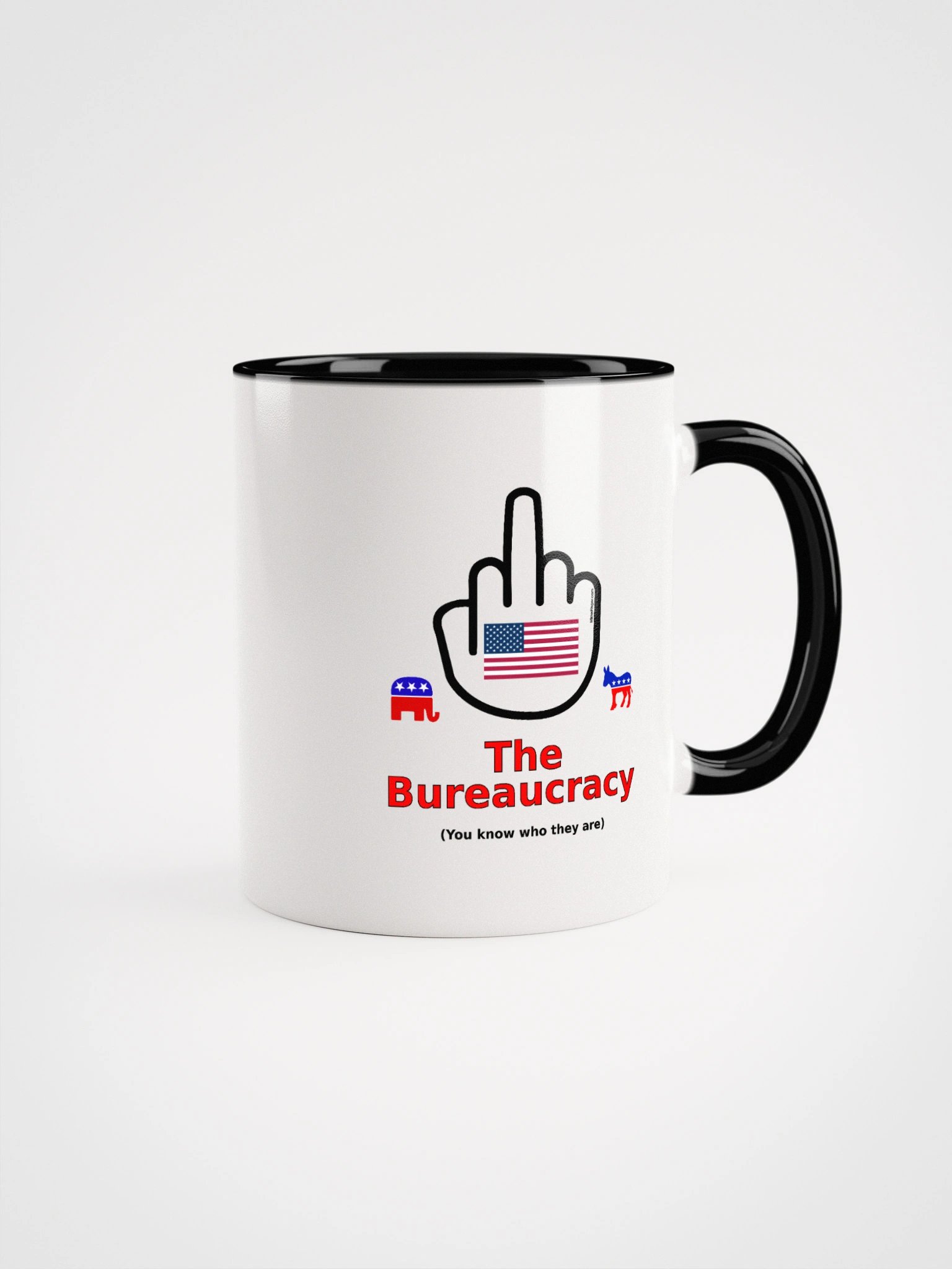 Two-tone Ceramic Mug-MisterFinger-Bureaucracy-B product image (9)