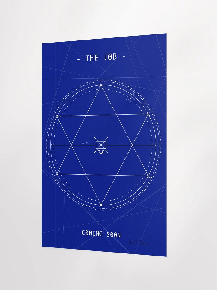 The Job - Official Signed Coming Soon Movie Poster | A Film by Hank Orion product image (4)