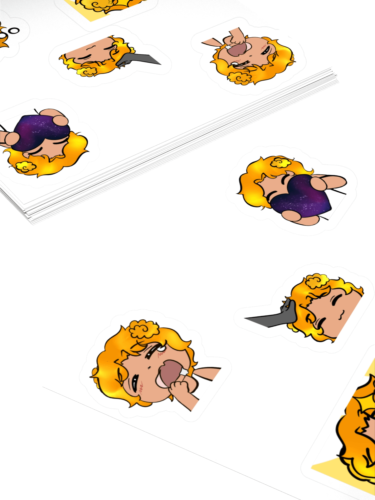 Golden Hour Shy Stickers product image (4)