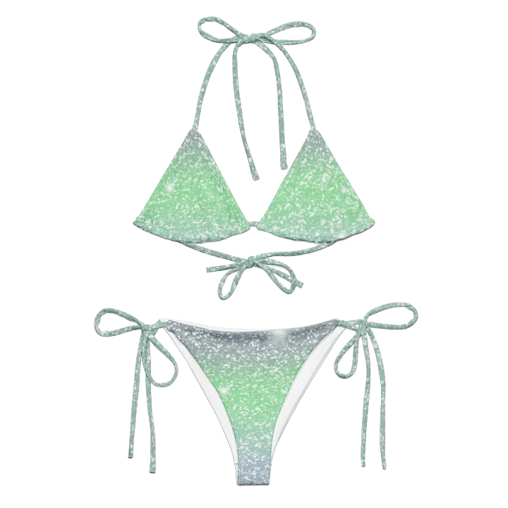 Glitter Unicorn Texture Design String Bikini (3) product image (1)