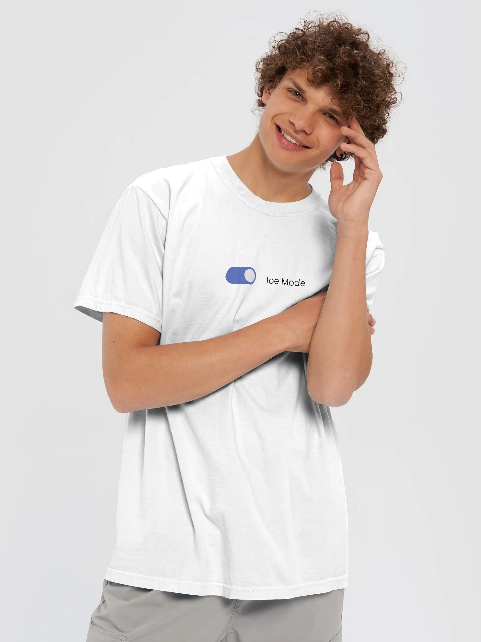 joe mode t-shirt - 100% cotton (black text) product image (3)